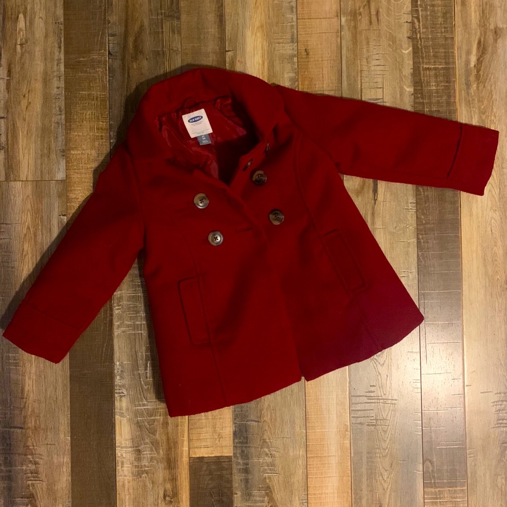 Old Navy brand toddler girls Peacoat